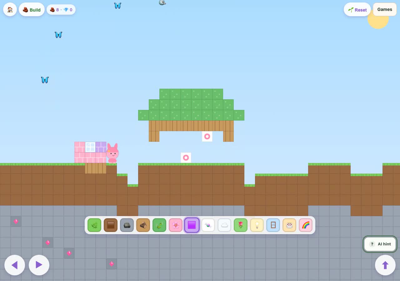 Block Park gameplay: a frame from the recorded game