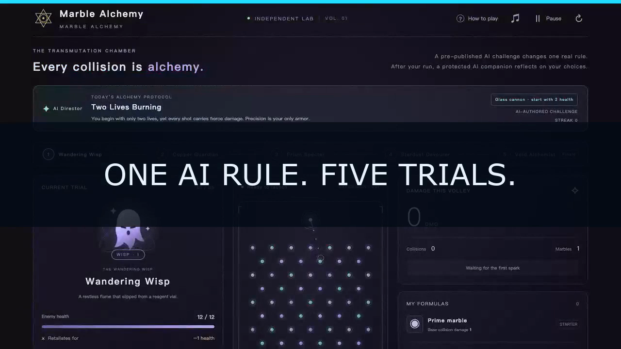 Today's AI challenge: a frame from the recorded game